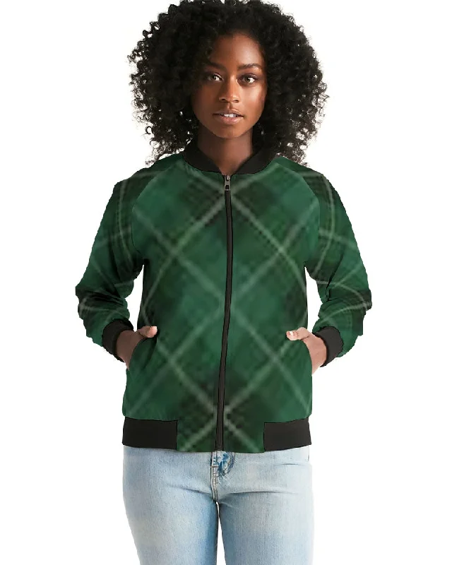 FZWEAR PLAID Women's Bomber Jacket