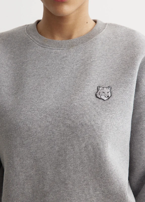 Bold Fox Head Patch Comfort Sweatshirt