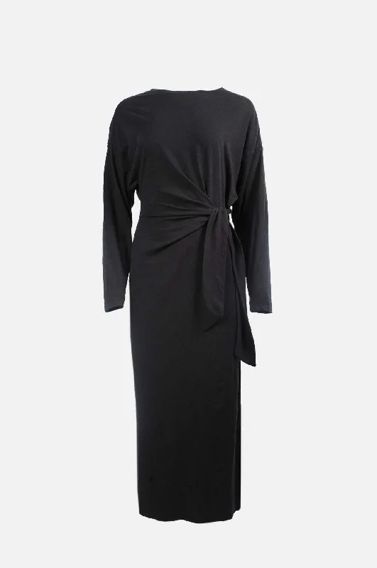 Long Sleeve Vanina Cinched Waist Dress