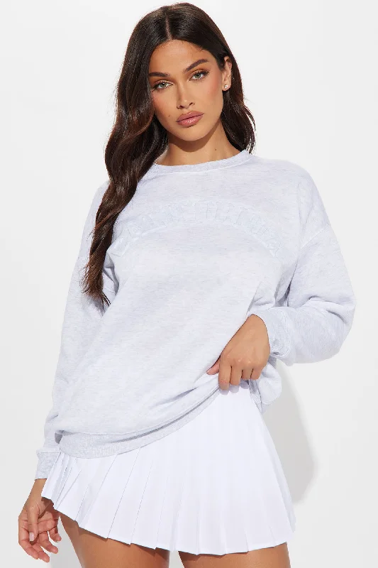 California Oversized Sweatshirt - Heather Grey