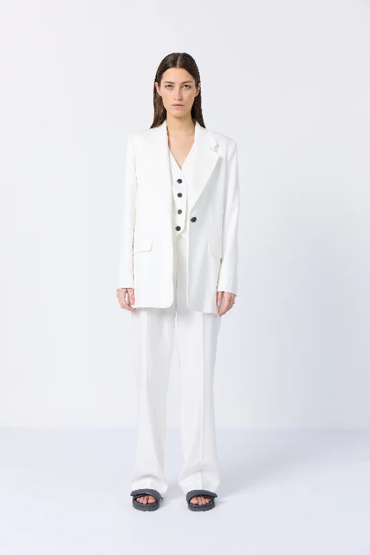 Wesley Blazer Star White