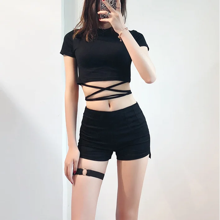 Black skinny pants YV41126