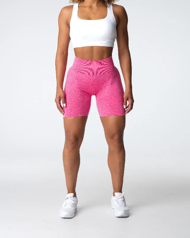 Hot Pink Scrunch Seamless Shorts