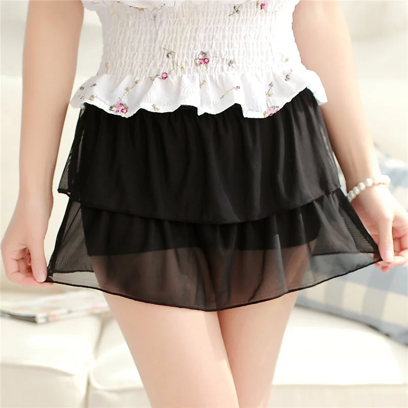 Lace mesh shorts YV2392