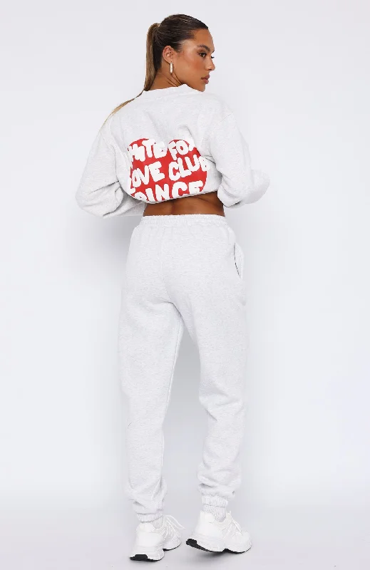 Love Club Sweatpants Grey Marle