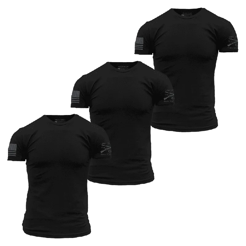 Basic T-Shirts - Black - 3 Pack