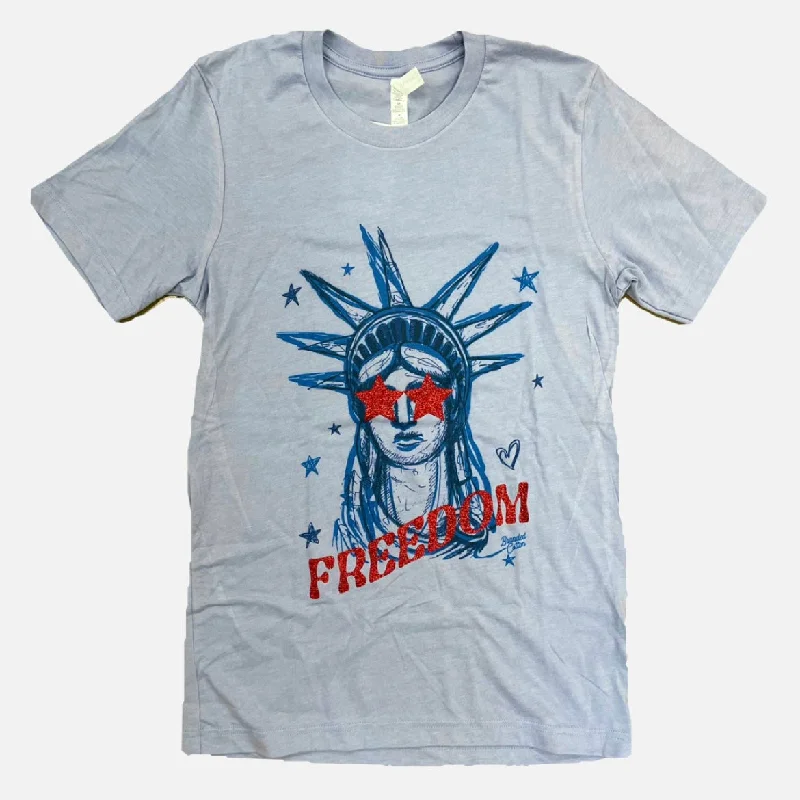 Lady Liberty Glitter Tee