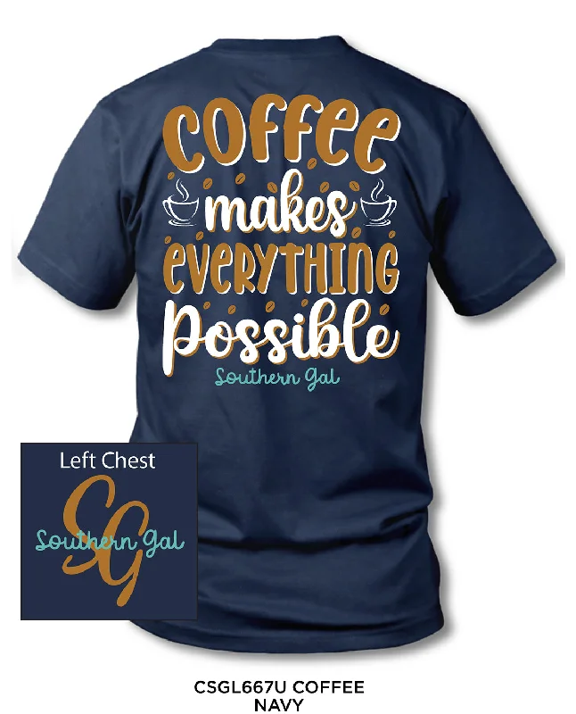 Southern Gal Coffee Screen Tee